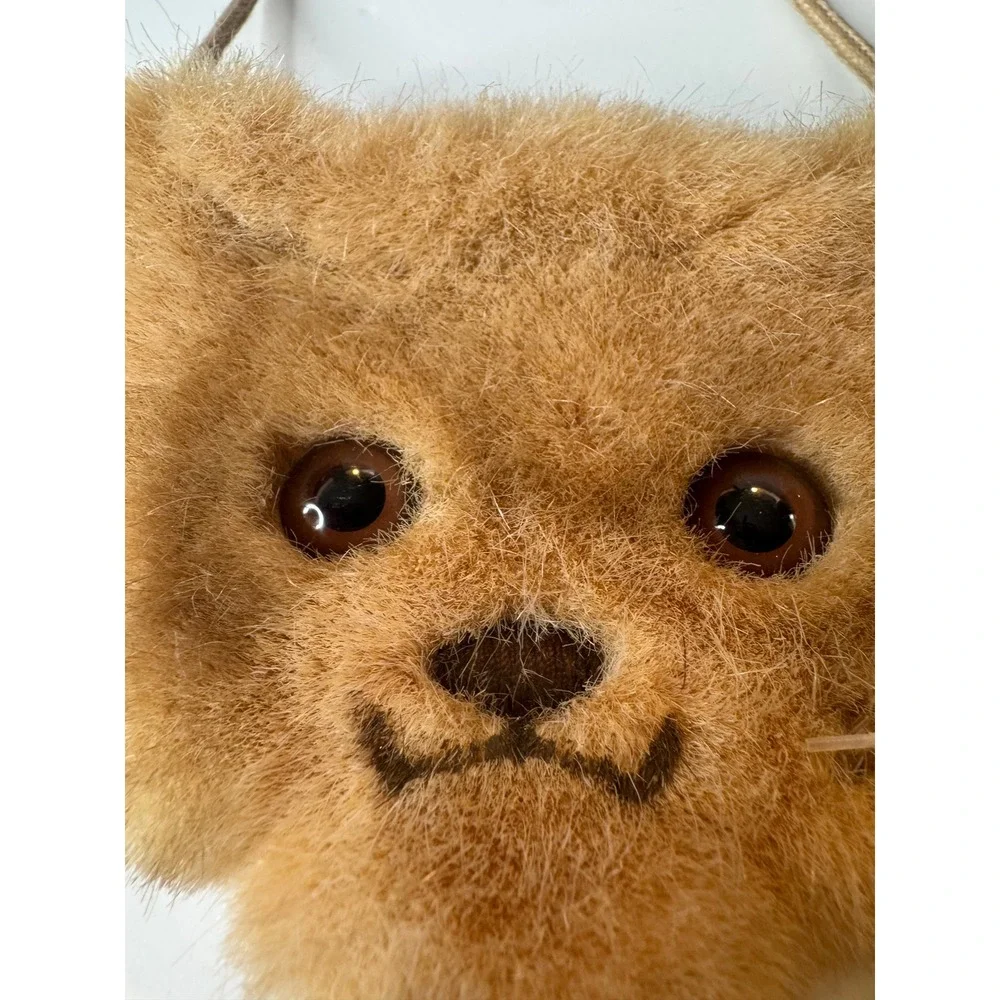 Rare New Steiff Teddy Bear Purse Y2K Button In Ear New With‎ Tags Germany